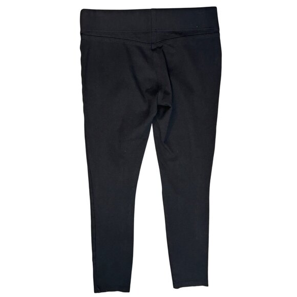 LOFT Womens Pull On Skinny Ponte Leggings Medium Black Sloanie Classic - Picture 2 of 4